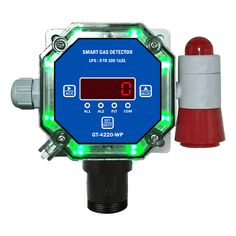 Fixed Type Combustible Gas Leak Detector, Fixed Gas Detector, LNG Gas Detector, PNG Gas Detector, CNG Gas Detector