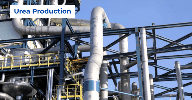 safety in urea production, gas detector installed in urea production