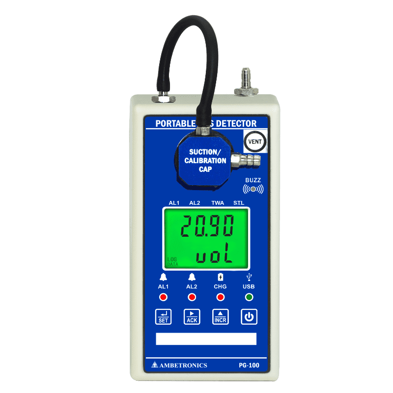 Portable Gas Detector, PG-100-S, Portable Gas Detector, Gas Detector, Gas Alert, Hazardous Gas Detector, Industrial Gas Detector, Intrinsically Safe Gas Detector, Gas Leak Detector, Personal Gas Detector, Single Channel Gas Detector, Compact Gas Detector, Rechargeable Gas Detector, Workplace Safety Equipment